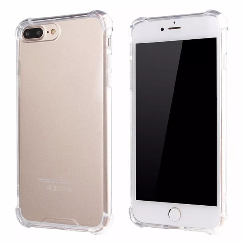 capa iphone 7 plus 5 5 tpu transparente com borda anti impacto