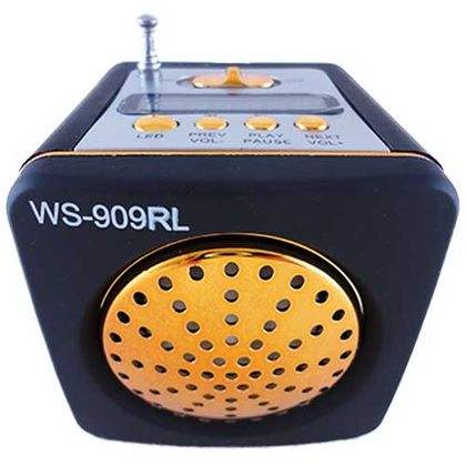 mini caixa de som portatil mini mp3 speak fm usb sd ws 909rl celsite