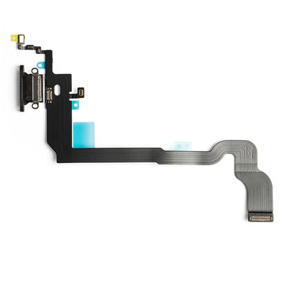 Cabo Flex com Conector de Carga iPhone X Preto - Celsite